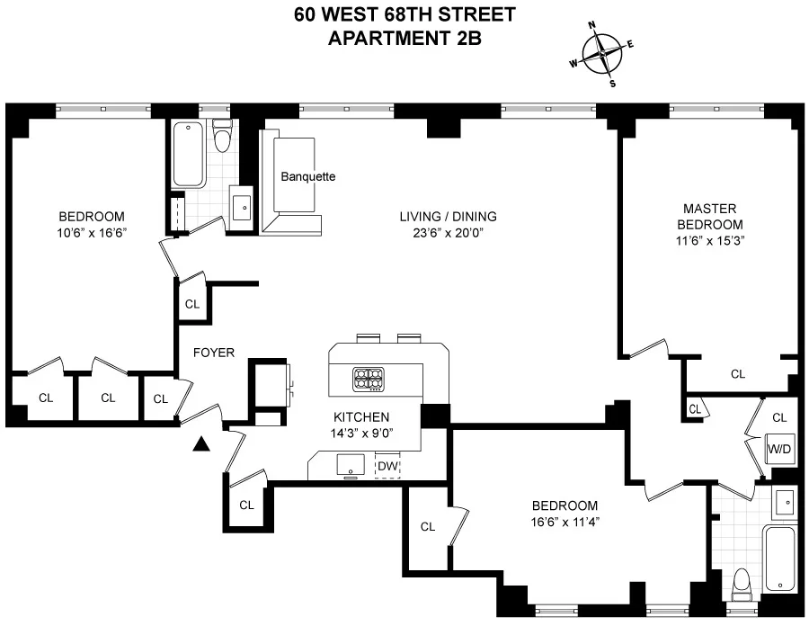 Unit for sale at 60 W 68TH Street, Manhattan, NY 10023