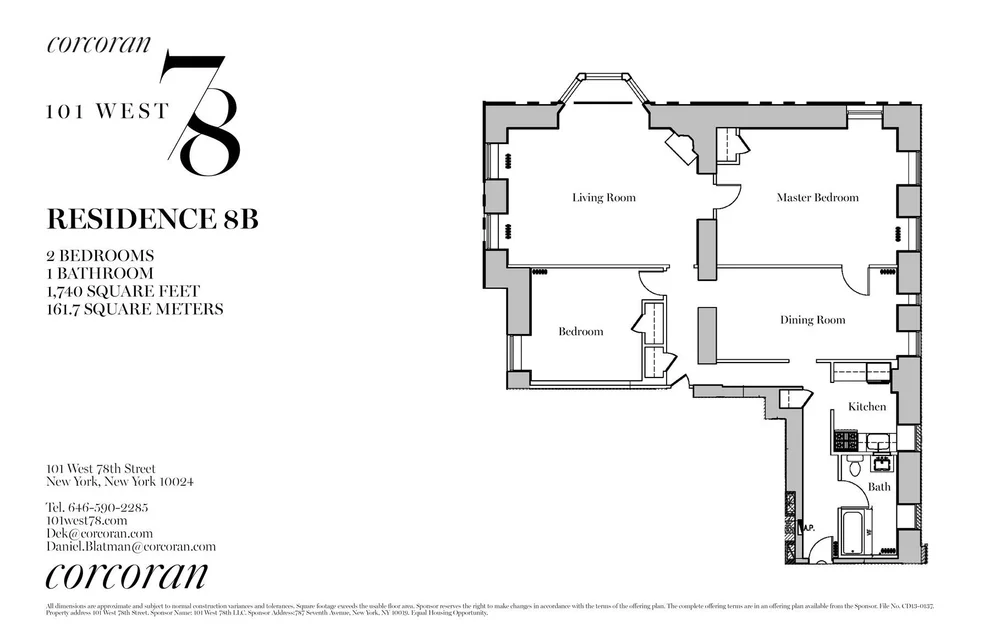 Unit for sale at 101 W 78TH Street, Manhattan, NY 10024