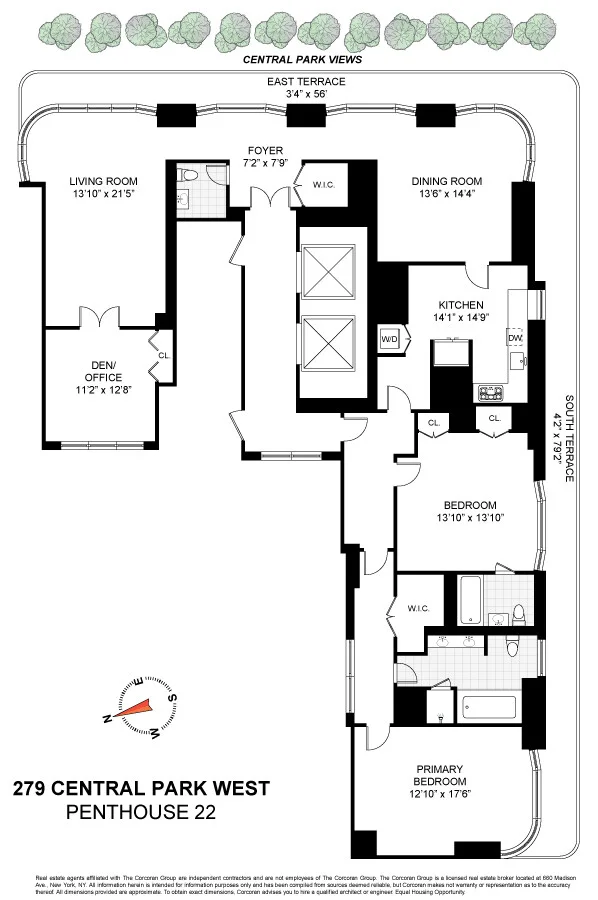 Unit for sale at 279 CENTRAL Park W, Manhattan, NY 10024
