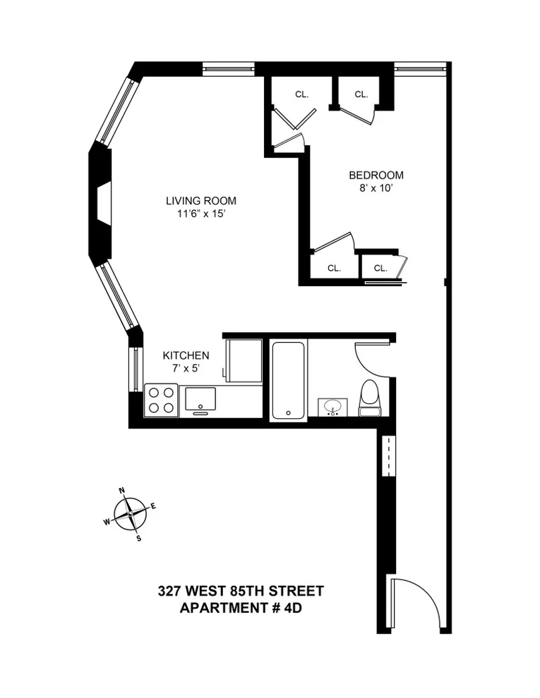 Unit for sale at 327 W 85TH Street, Manhattan, NY 10024