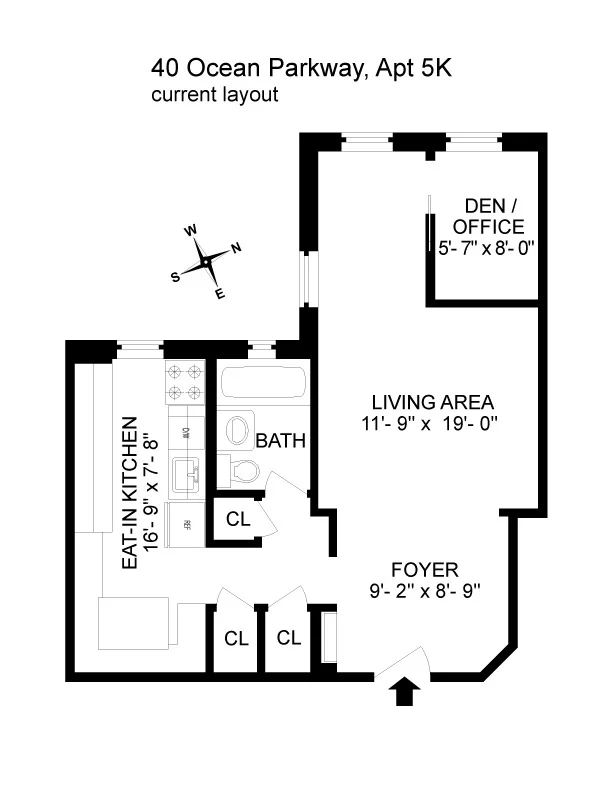 Unit for sale at 40 OCEAN Parkway, Brooklyn, NY 11218