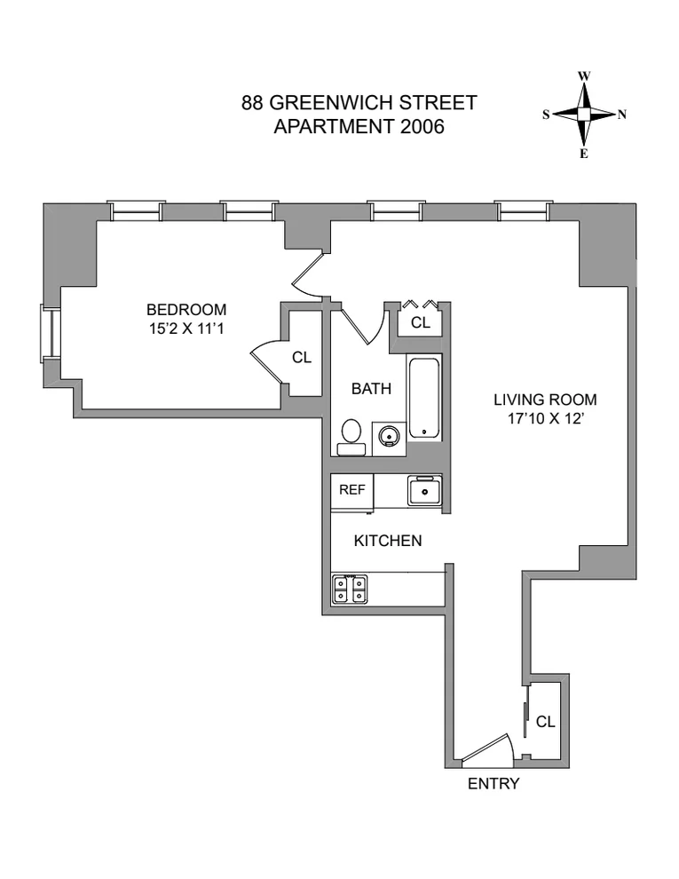 Unit for sale at 88 GREENWICH Street, Manhattan, NY 10006