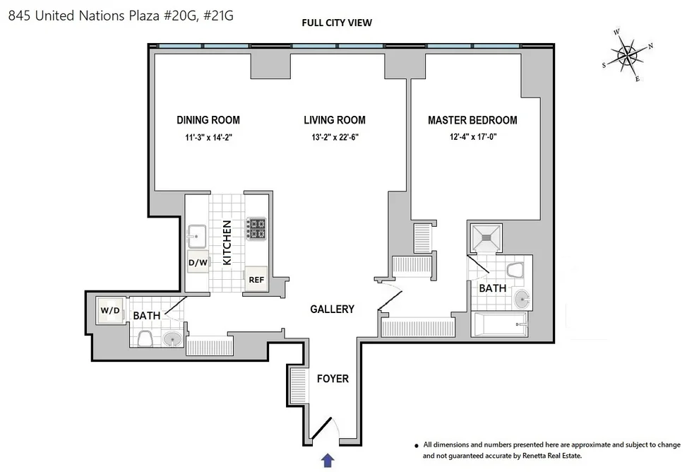 Unit for sale at 845 UNITED NATIONS Plaza, Manhattan, NY 10017