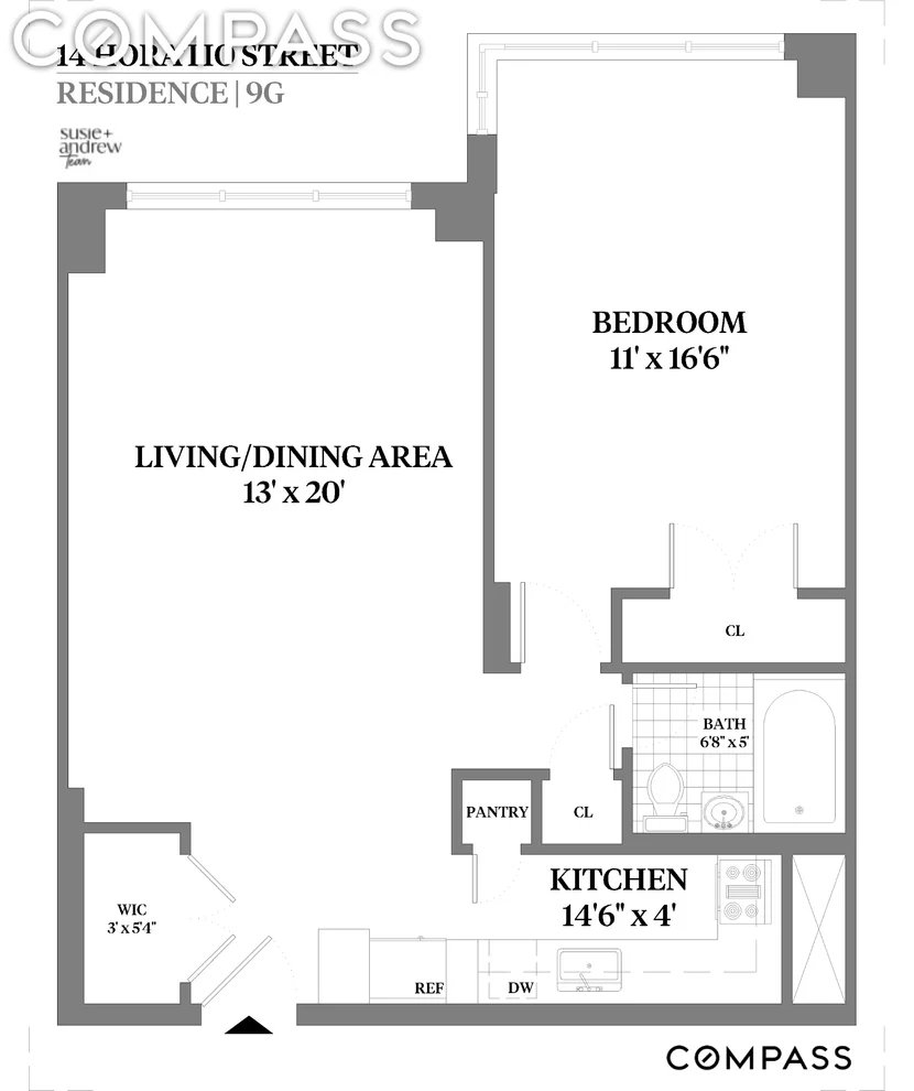 Unit for sale at 14 Horatio Street, Manhattan, NY 10014