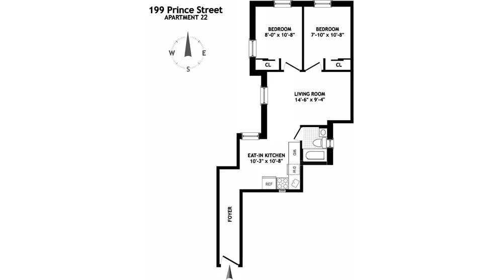 Unit for sale at 199 PRINCE Street, Manhattan, NY 10012