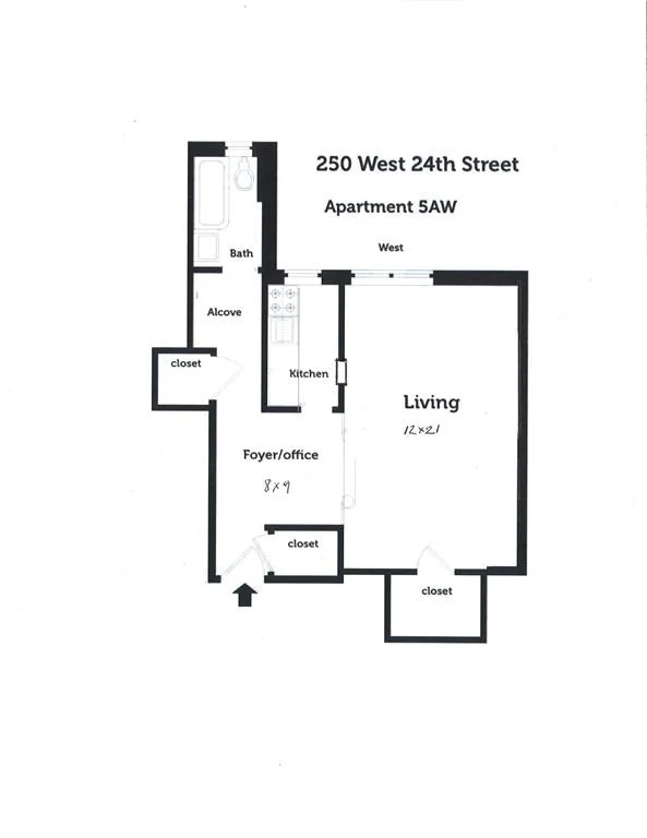 Unit for sale at 250 W 24th Street, Manhattan, NY 10011