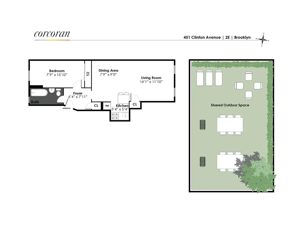 Unit for sale at 451 CLINTON Avenue, Brooklyn, NY 11238
