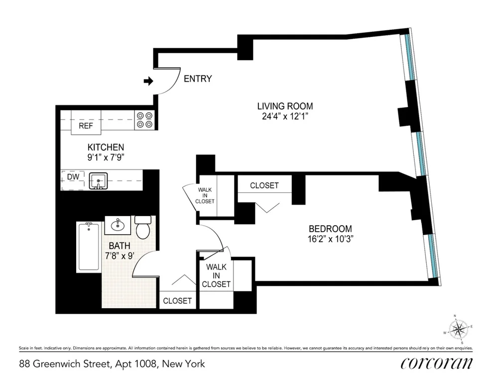 Unit for sale at 88 GREENWICH Street, Manhattan, NY 10006