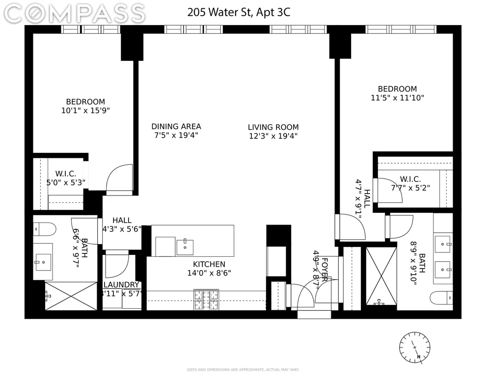Unit for sale at 205 Water Street, Brooklyn, NY 11201
