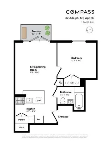 Unit for sale at 80-82 Adelphi Street, Brooklyn, NY 11205