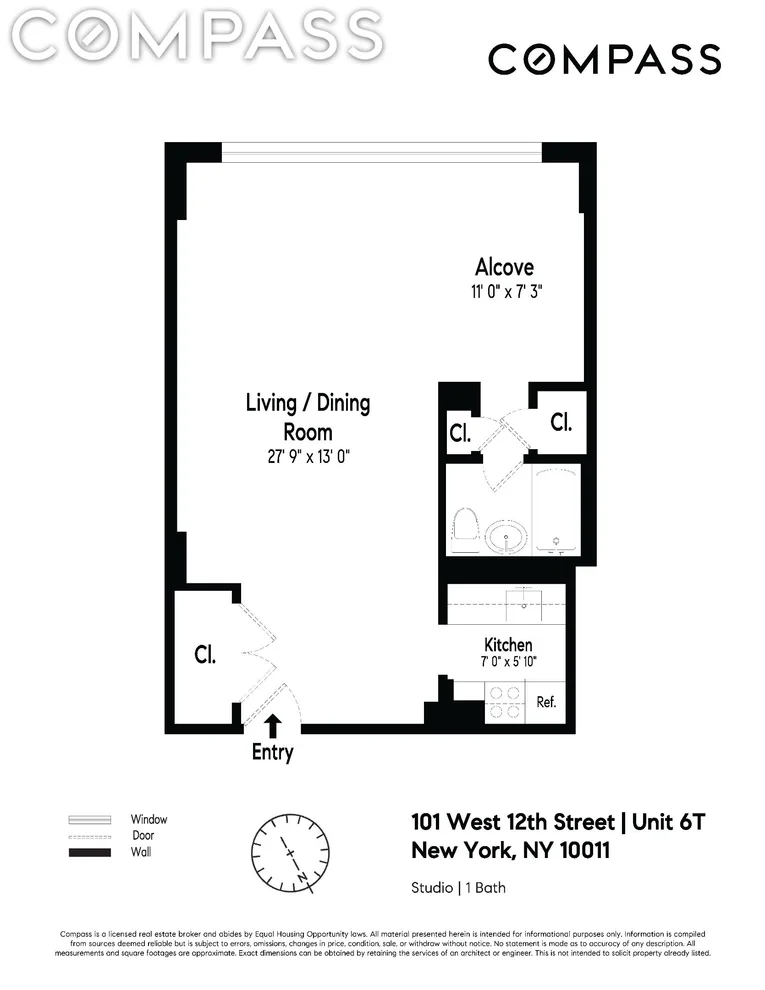 Unit for sale at 101 W 12th Street, Manhattan, NY 10011