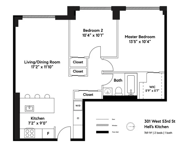 Unit for sale at 301 W 53rd Street, Manhattan, NY 10019