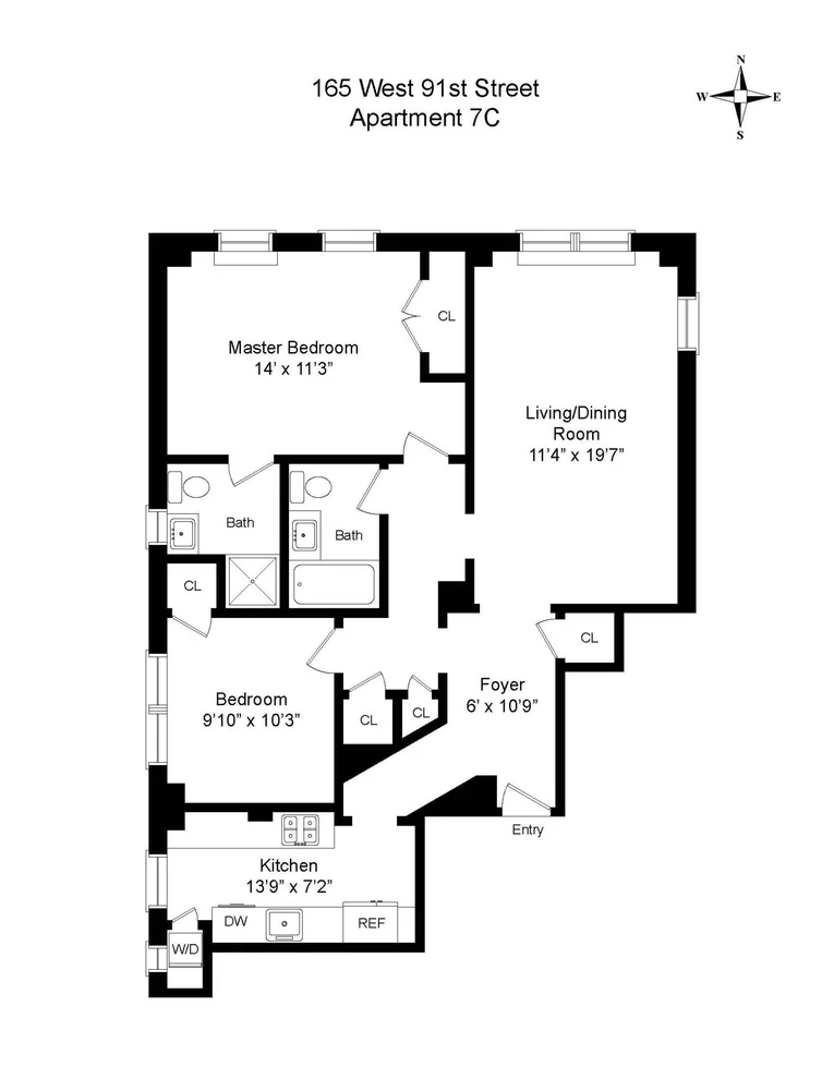 Unit for sale at 165 W 91ST Street, Manhattan, NY 10025