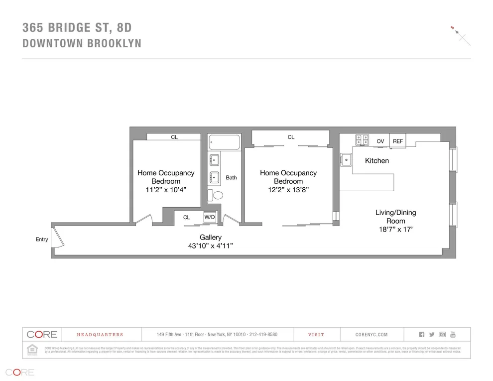 Unit for sale at 365 Bridge Street, Brooklyn, NY 11201