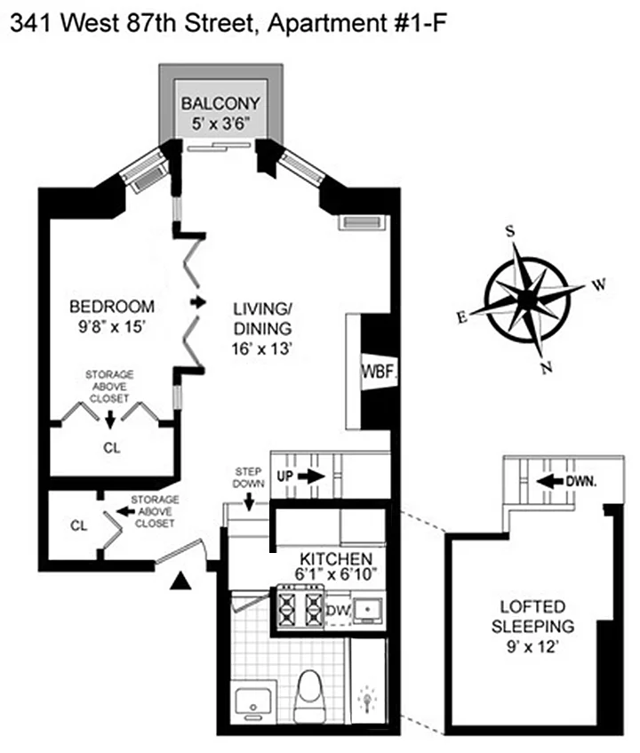 Unit for sale at 341 W 87th Street, Manhattan, NY 10024