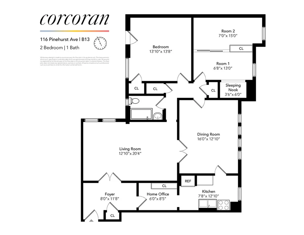 Unit for sale at 116 PINEHURST Avenue, Manhattan, NY 10033
