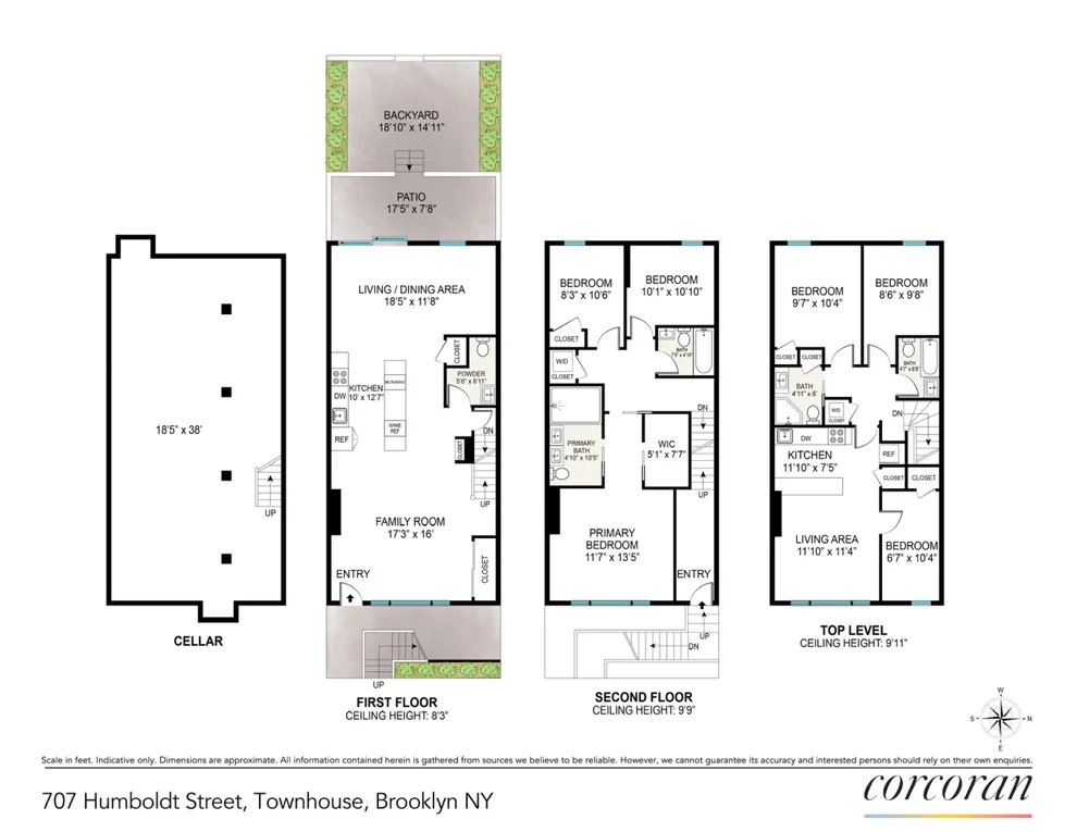 Unit for sale at 707 HUMBOLDT Street, Brooklyn, NY 11222