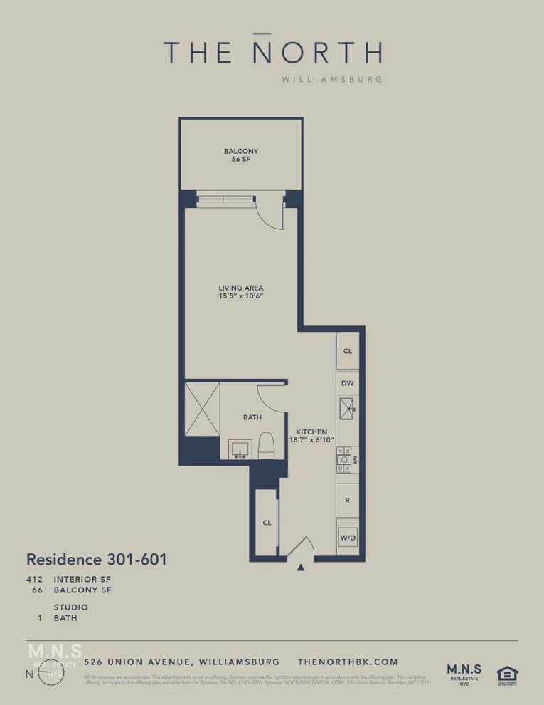 Unit for sale at 526 Union Avenue, Brooklyn, NY 11211