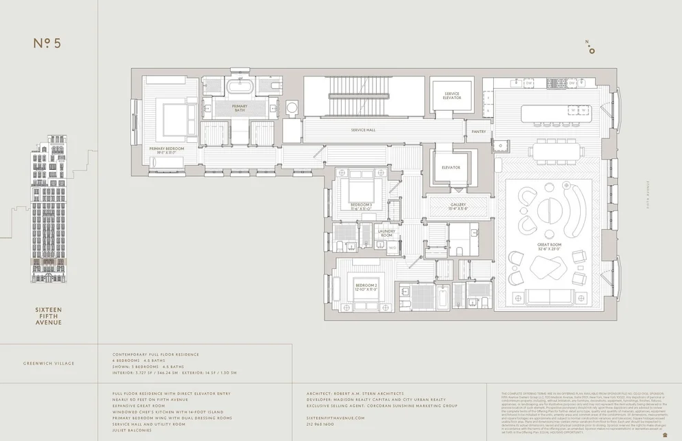 Unit for sale at 16 5TH Avenue, Manhattan, NY 10011