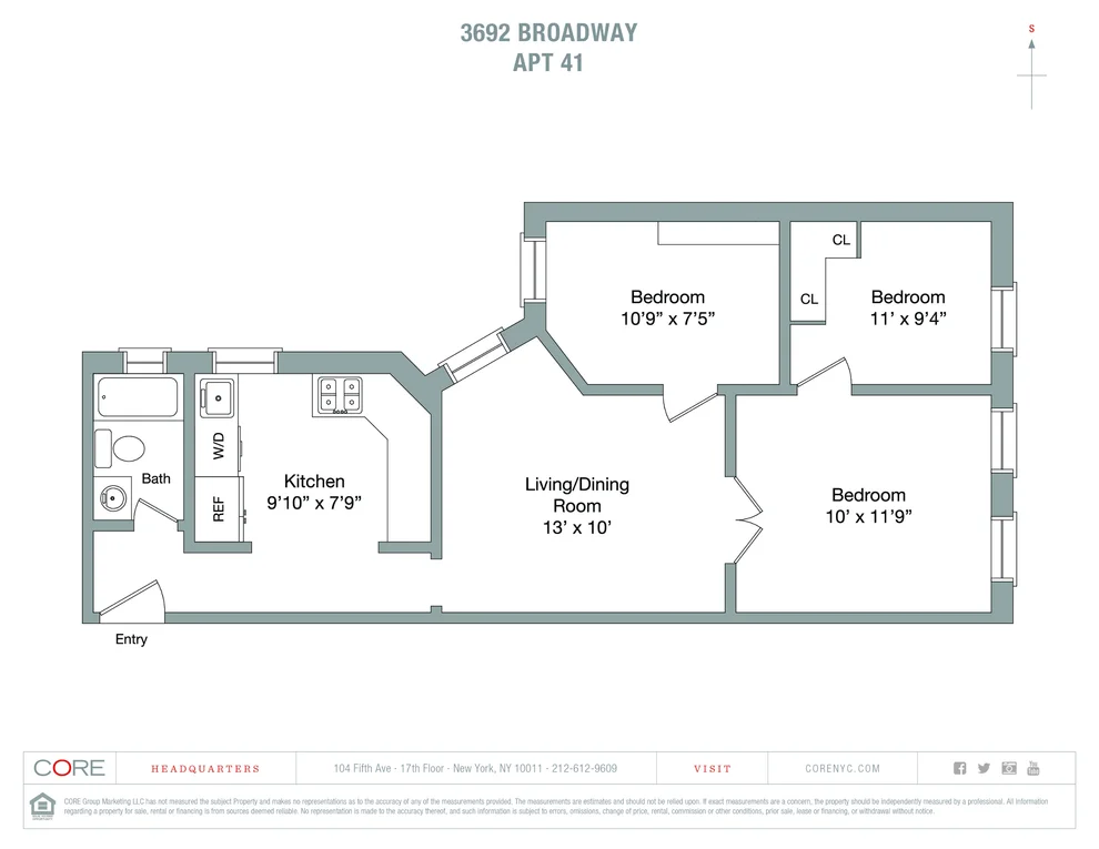 Unit for sale at 3692 BROADWAY, Manhattan, NY 10031