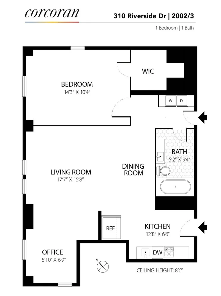 Unit for sale at 310 RIVERSIDE Drive, Manhattan, NY 10025
