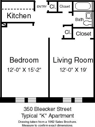 Unit for sale at 350 BLEECKER Street, Manhattan, NY 10014