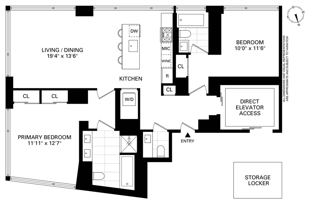 Unit for sale at 611 W 56TH Street, Manhattan, NY 10019