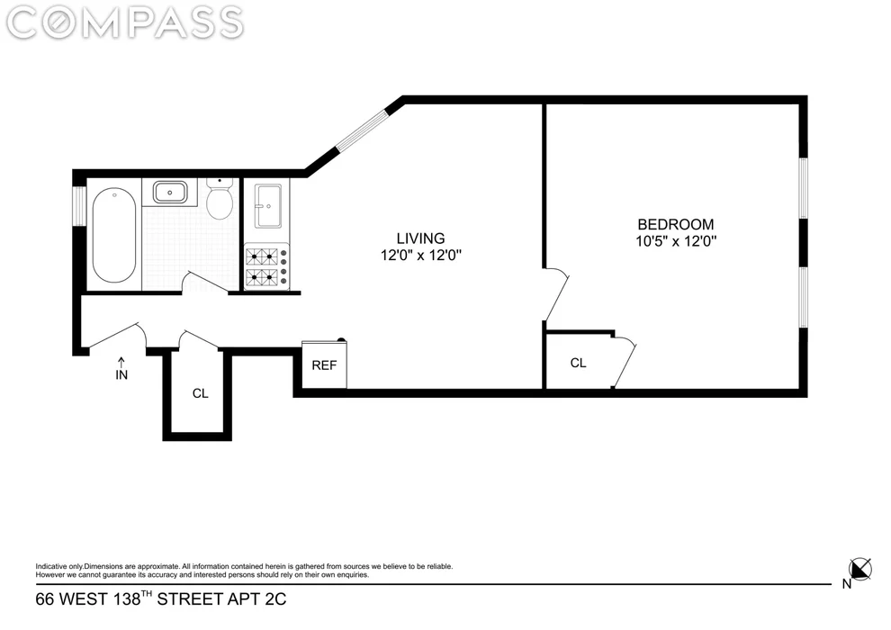 Unit for sale at 66 W 138th Street, Manhattan, NY 10037