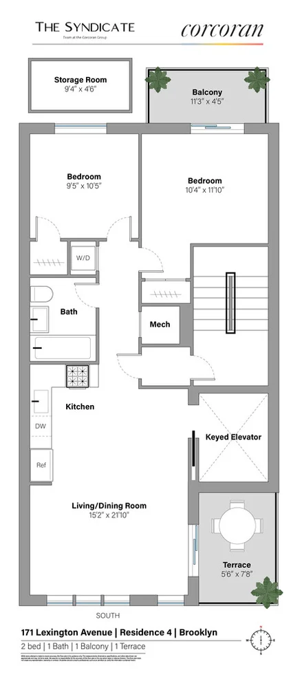 Unit for sale at 171 Lexington Avenue, Brooklyn, NY 11216