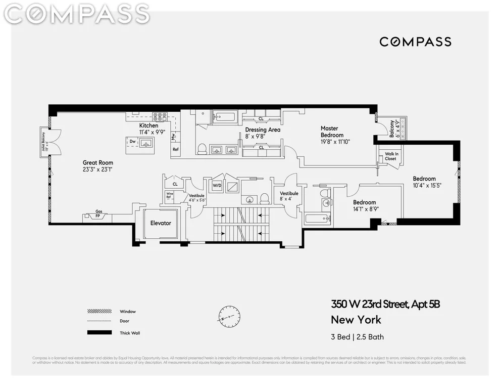Unit for sale at 350 W 23rd Street, Manhattan, NY 10011