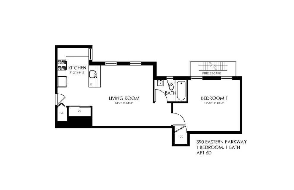 Unit for sale at 382 Eastern Parkway, Brooklyn, NY 11225