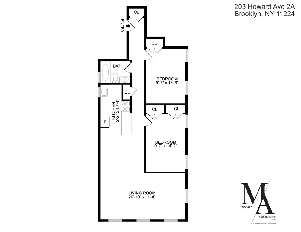 Unit for sale at 203 HOWARD Avenue, Brooklyn, NY 11233