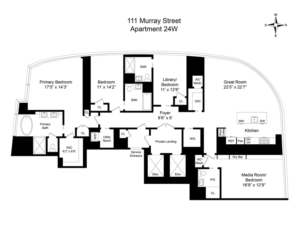 Unit for sale at 111 MURRAY Street, Manhattan, NY 10007