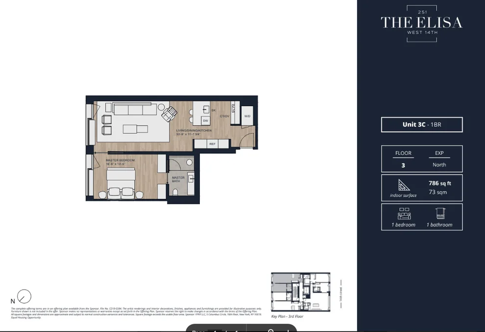 Unit for sale at 251 W 14th Street, Manhattan, NY 10011