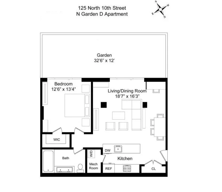 Unit for sale at 125 N 10TH Street, Brooklyn, NY 11249