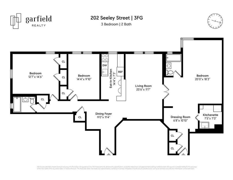 Unit for sale at 202 Seeley Street, Brooklyn, NY 11218