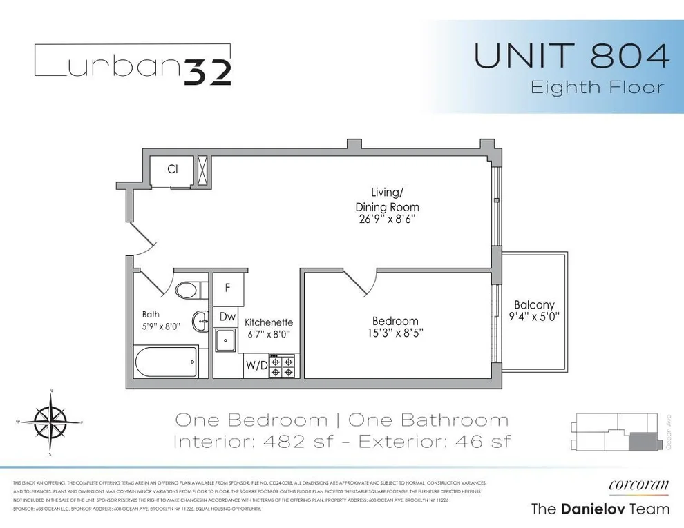 Unit for sale at 608 OCEAN Avenue, Brooklyn, NY 11226