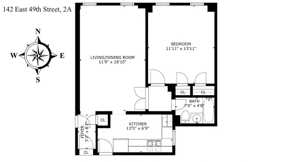 Unit for sale at 142 E 49th Street, Manhattan, NY 10017
