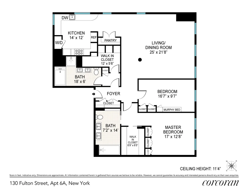 Unit for sale at 130 FULTON Street, Manhattan, NY 10038