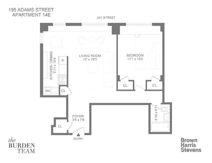Unit for sale at 195 ADAMS Street, Brooklyn, NY 11201