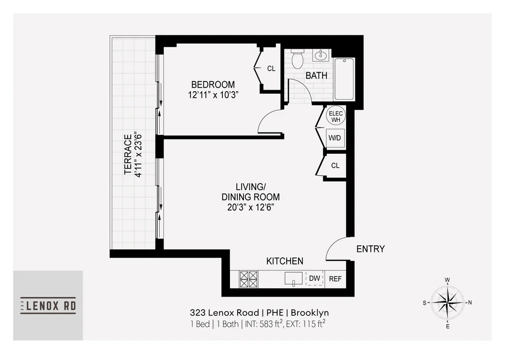 Unit for sale at 323 LENOX Road, Brooklyn, NY 11226