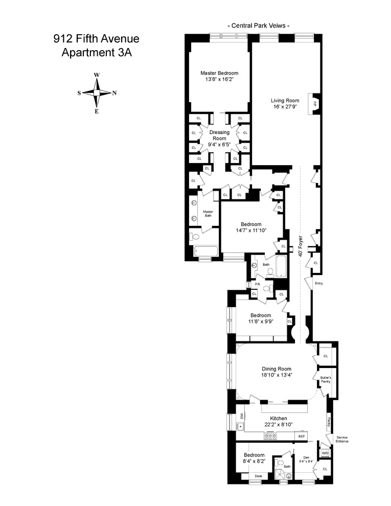 Unit for sale at 912 Fifth Avenue, Manhattan, NY 10021