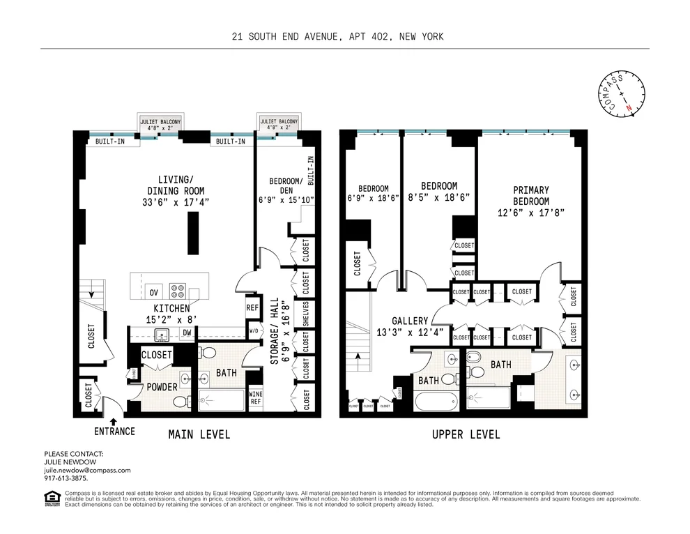 Unit for sale at 21 S End Avenue, Manhattan, NY 10280