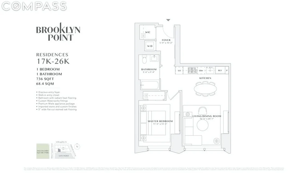 Unit for sale at 138 Willoughby Street, Brooklyn, NY 11201