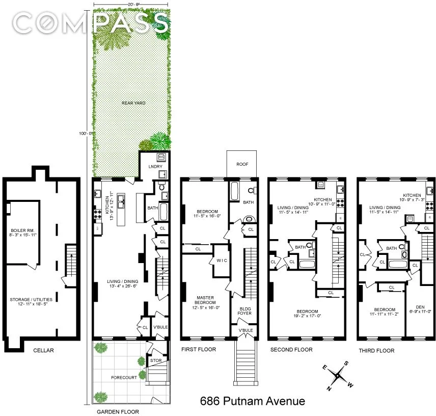 Unit for sale at 686 Putnam Avenue, Brooklyn, NY 11221