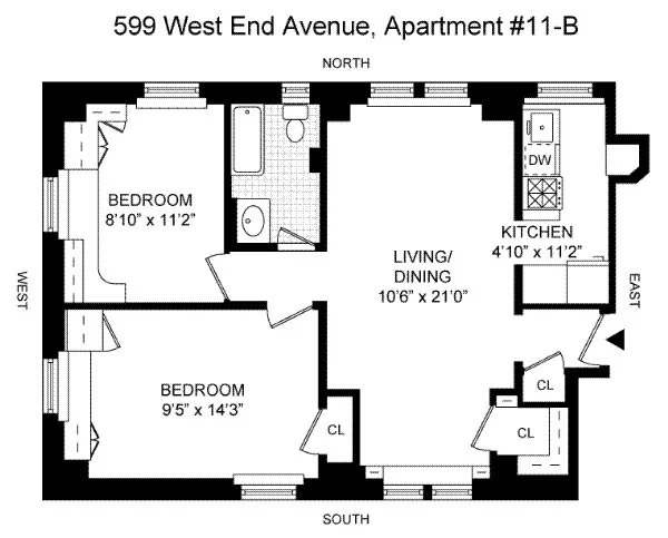 Unit for sale at 599 W END Avenue, Manhattan, NY 10024