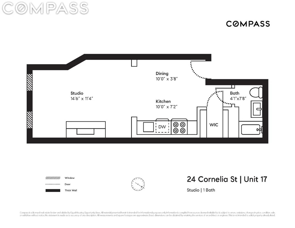 Unit for sale at 24 Cornelia Street, Manhattan, NY 10014
