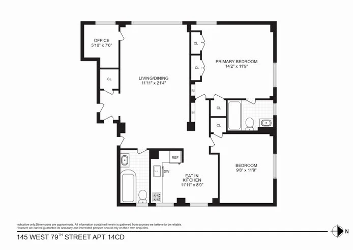 Unit for sale at 145 W 79TH Street, Manhattan, NY 10024