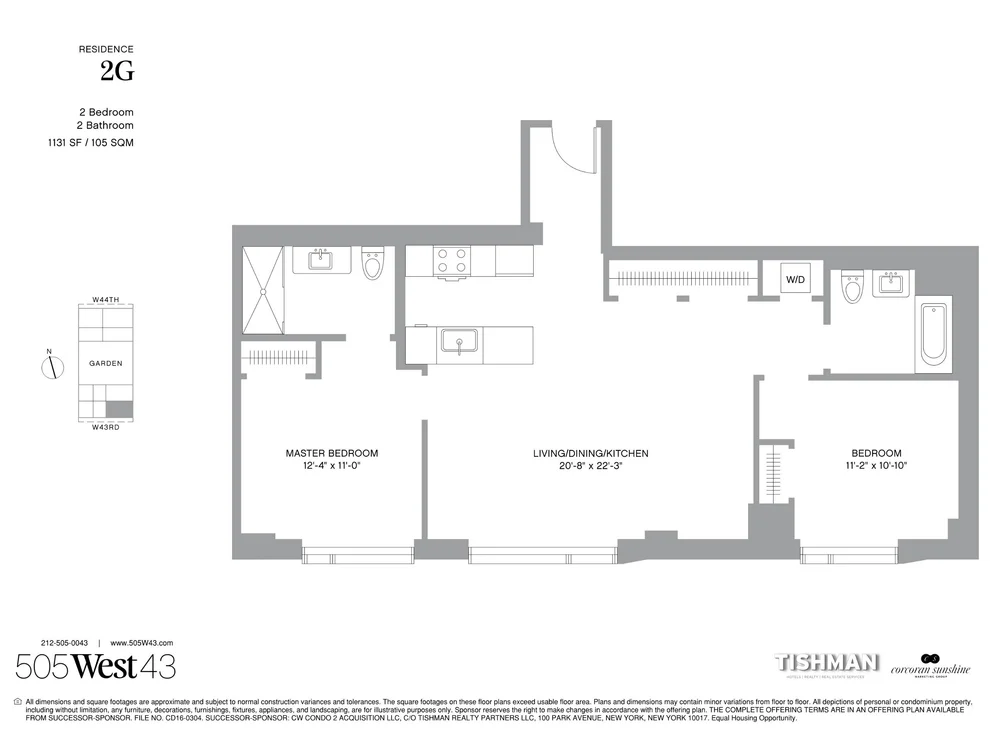 Unit for sale at 505 W 43RD Street, Manhattan, NY 10036