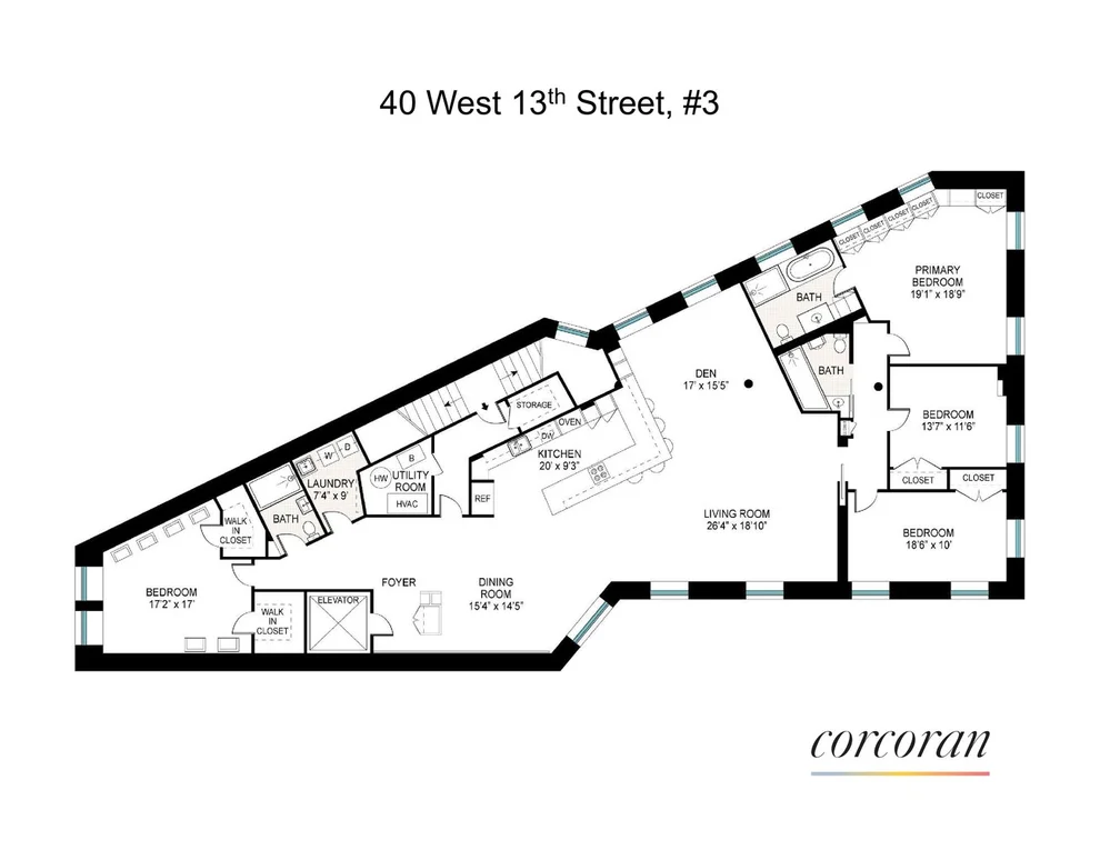 Unit for sale at 40 W 13TH Street, Manhattan, NY 10011